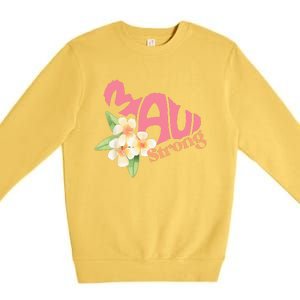 Pray For Maui Hawaii Strong Premium Crewneck Sweatshirt