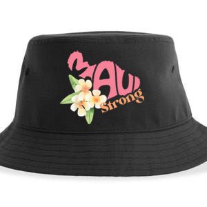 Pray For Maui Hawaii Strong Sustainable Bucket Hat