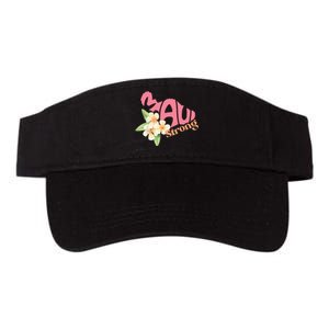 Pray For Maui Hawaii Strong Valucap Bio-Washed Visor