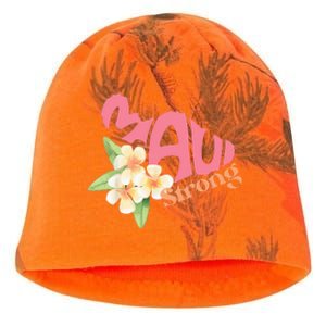 Pray For Maui Hawaii Strong Kati - Camo Knit Beanie