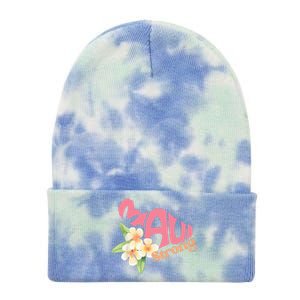 Pray For Maui Hawaii Strong Tie Dye 12in Knit Beanie