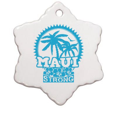 Pray For Maui Hawaii Strong Maui Support Hawaii Ceramic Star Ornament