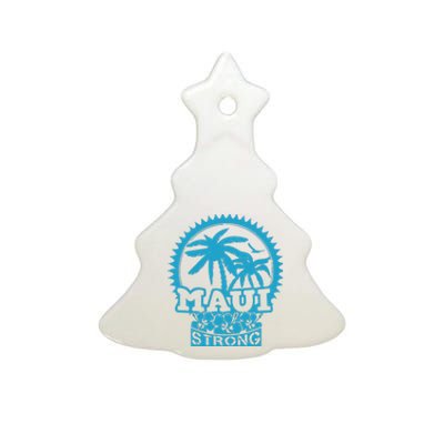 Pray For Maui Hawaii Strong Maui Support Hawaii Ceramic Tree Ornament