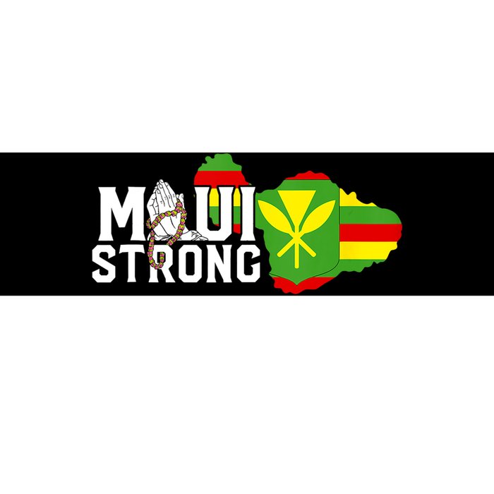 Pray For Maui Hawaii Strong We Stay With Maui Bumper Sticker