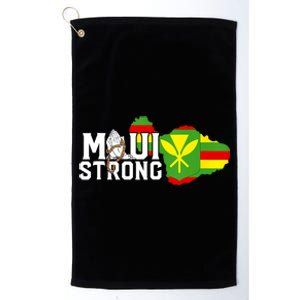 Pray For Maui Hawaii Strong We Stay With Maui Platinum Collection Golf Towel