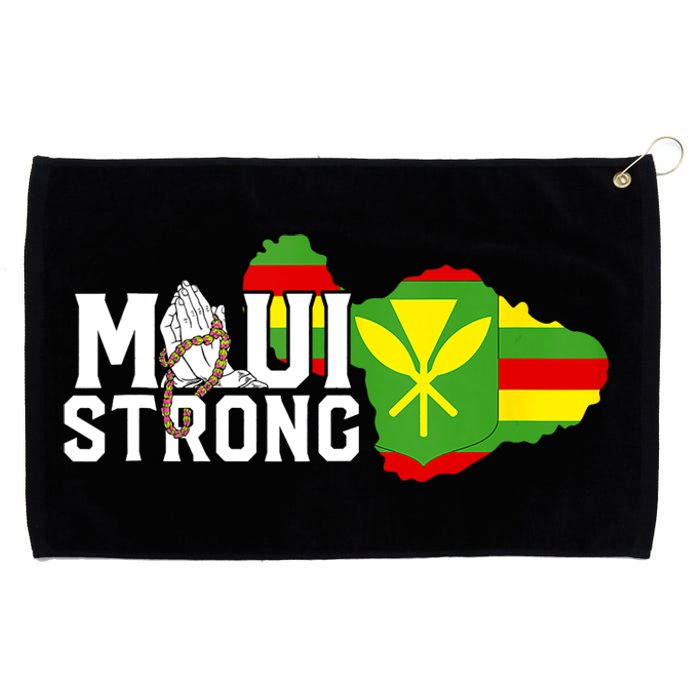 Pray For Maui Hawaii Strong We Stay With Maui Grommeted Golf Towel