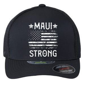 Pray For Maui Hawaii Strong Flexfit Unipanel Trucker Cap