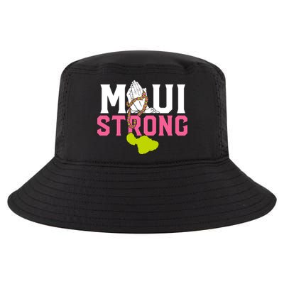 Pray For Maui Hawaii Strong Cool Comfort Performance Bucket Hat