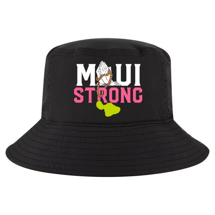 Pray For Maui Hawaii Strong Cool Comfort Performance Bucket Hat