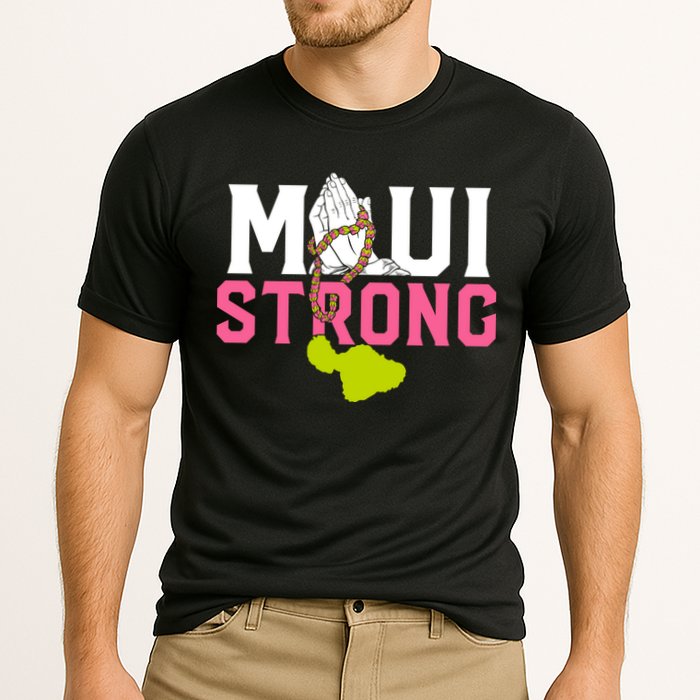 Pray For Maui Hawaii Strong Cooling Performance Crew T-Shirt