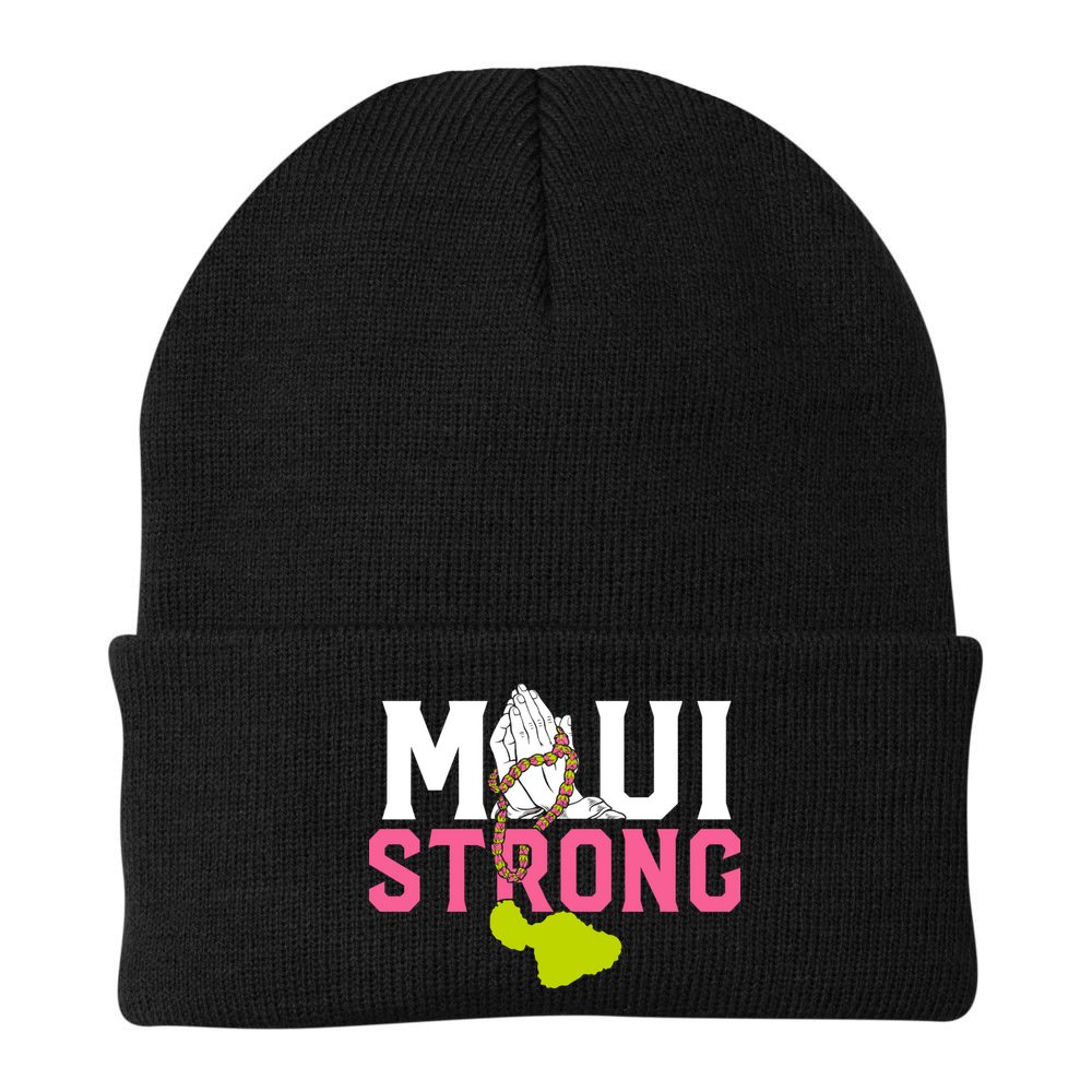 Pray For Maui Hawaii Strong Beanie