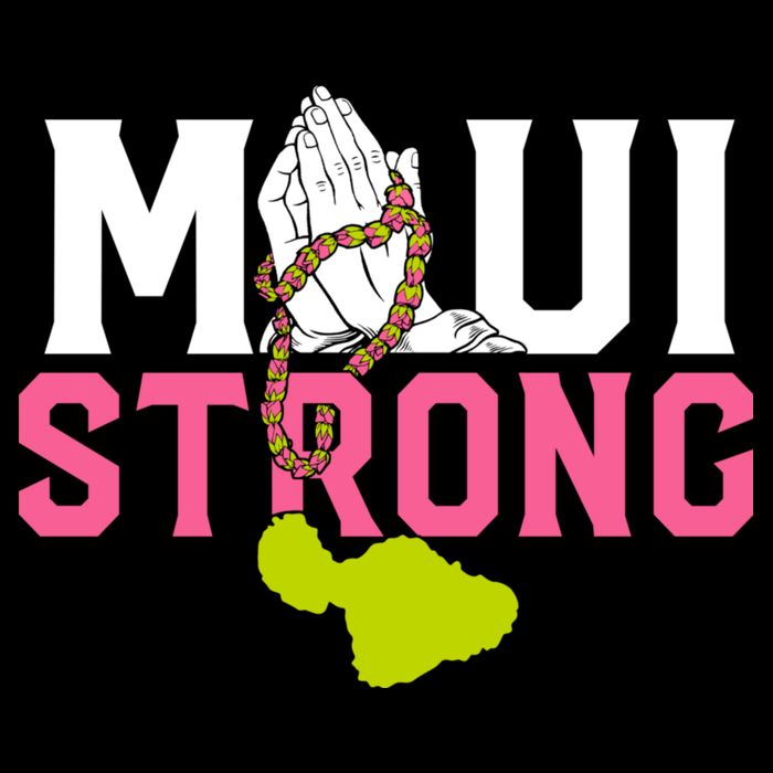 Pray For Maui Hawaii Strong Sustainable Beanie
