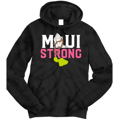 Pray For Maui Hawaii Strong Tie Dye Hoodie