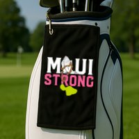Pray For Maui Hawaii Strong Golf Towel