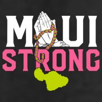 Pray For Maui Hawaii Strong Golf Towel