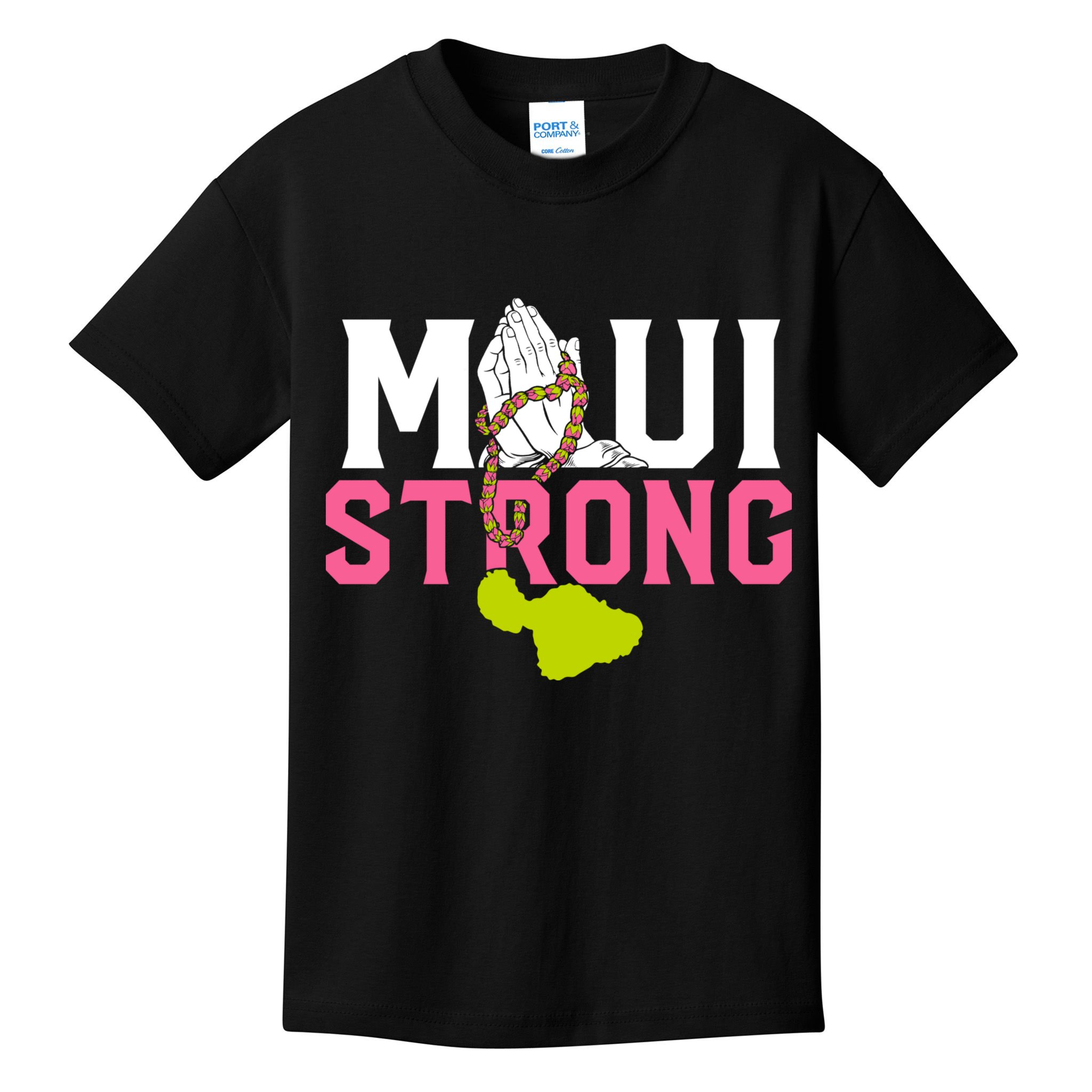 Pray For Maui Hawaii Strong Kids T-Shirt