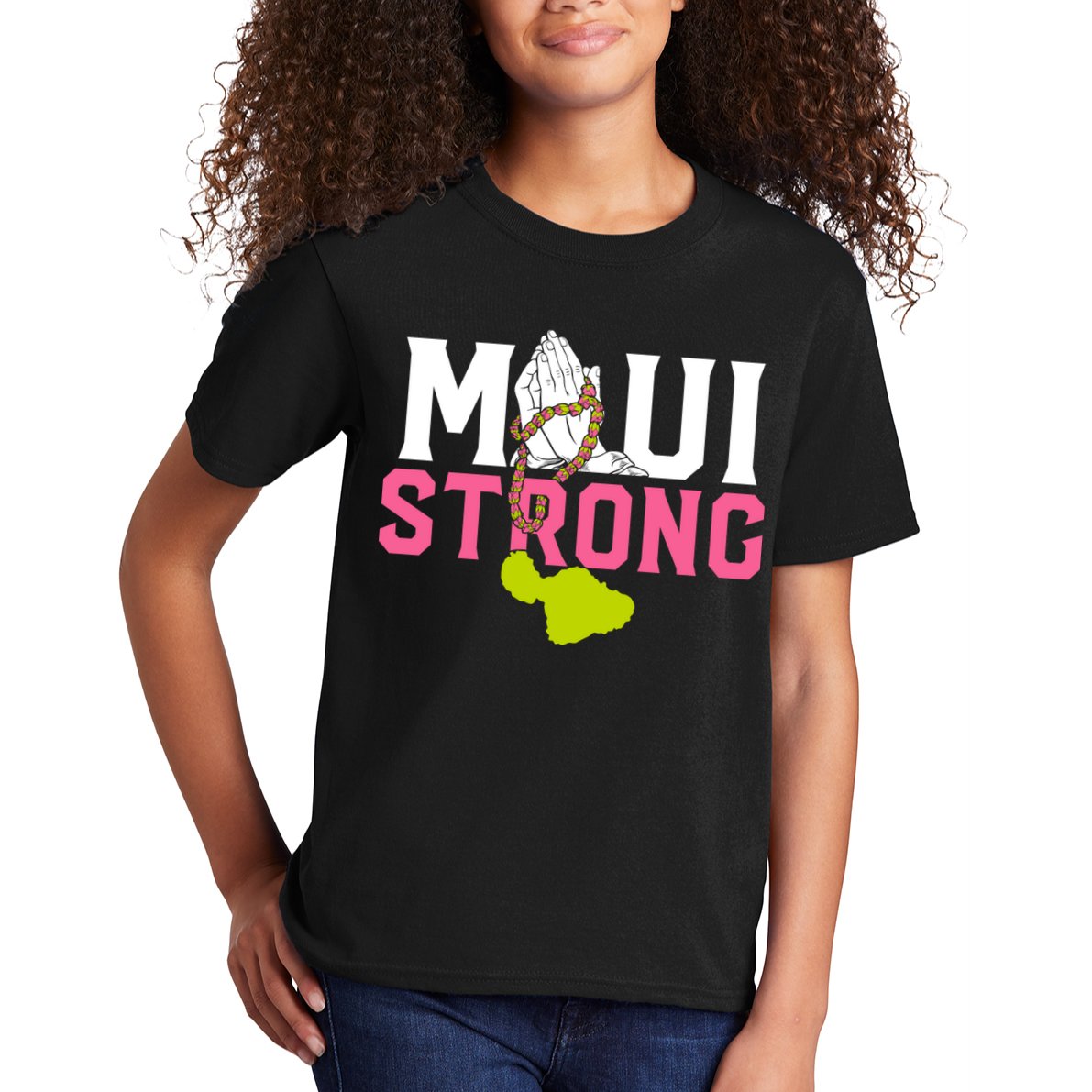Pray For Maui Hawaii Strong Kids T-Shirt