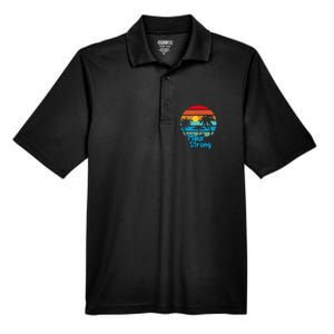 Pray For Maui Hawaii Strong Men's Origin Performance Pique Polo