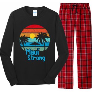 Pray For Maui Hawaii Strong Long Sleeve Pajama Set