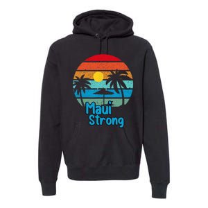 Pray For Maui Hawaii Strong Premium Hoodie