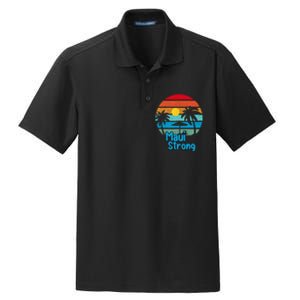 Pray For Maui Hawaii Strong Dry Zone Grid Polo