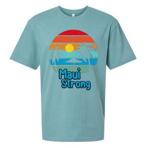 Pray For Maui Hawaii Strong Sueded Cloud Jersey T-Shirt