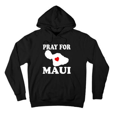 Pray For Maui Hawaii Wildflower Support Men Women Tall Hoodie