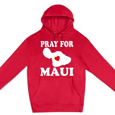 Pray For Maui Hawaii Wildflower Support Men Women Premium Pullover Hoodie