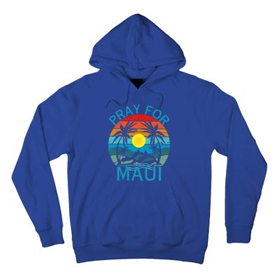 Pray For Maui Hawaii Wildflower Support Hoodie