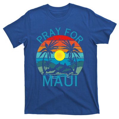 Pray For Maui Hawaii Wildflower Support T-Shirt