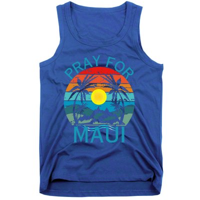 Pray For Maui Hawaii Wildflower Support Tank Top