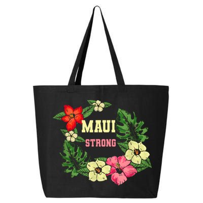 Pray For Maui Hawaii Strong Lahaina Hawaiian Floral 25L Jumbo Tote