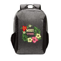 Pray For Maui Hawaii Strong Lahaina Hawaiian Floral Vector Backpack