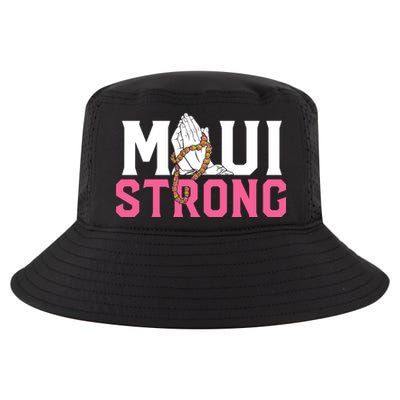Pray For Maui Hawaii Strong Cool Comfort Performance Bucket Hat
