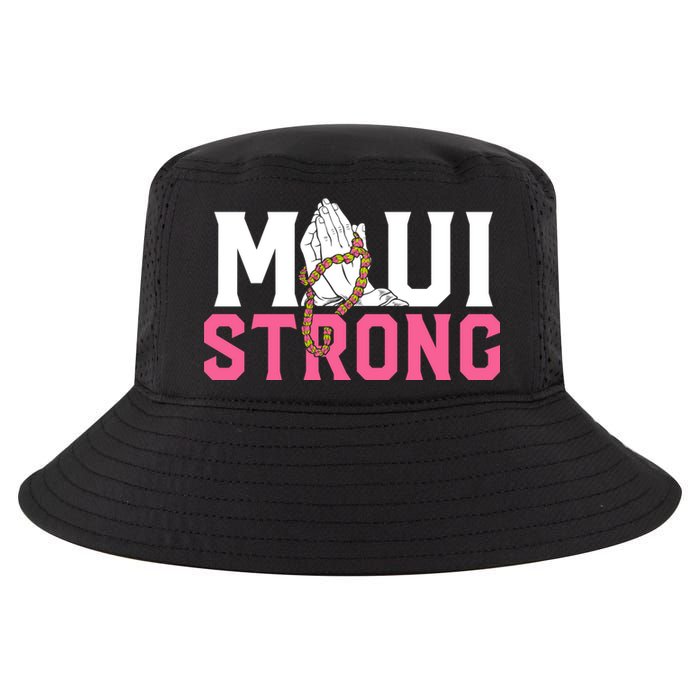 Pray For Maui Hawaii Strong Cool Comfort Performance Bucket Hat
