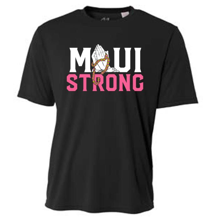 Pray For Maui Hawaii Strong Cooling Performance Crew T-Shirt