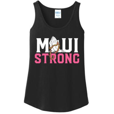 Pray For Maui Hawaii Strong Ladies Essential Tank