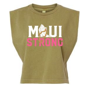 Pray For Maui Hawaii Strong Garment-Dyed Women's Muscle Tee