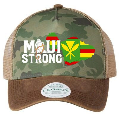 Pray For Maui Hawaii Strong Legacy Tie Dye Trucker Hat