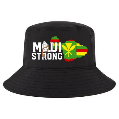 Pray For Maui Hawaii Strong Cool Comfort Performance Bucket Hat