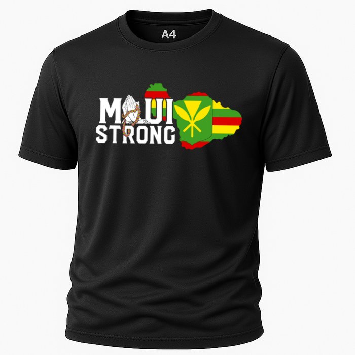Pray For Maui Hawaii Strong Cooling Performance Crew T-Shirt