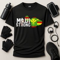 Pray For Maui Hawaii Strong Cooling Performance Crew T-Shirt