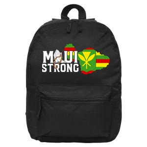 Pray For Maui Hawaii Strong 16 in Basic Backpack