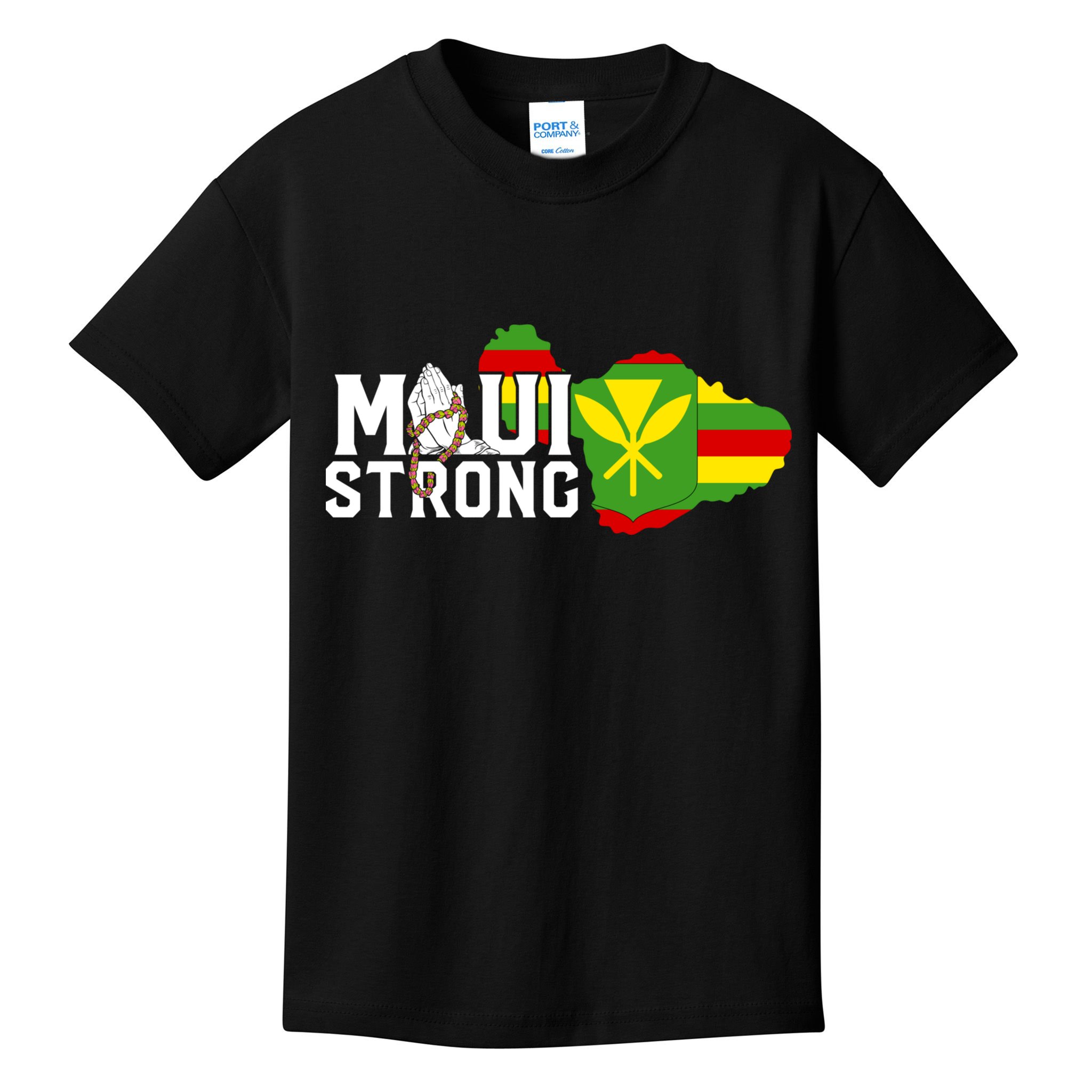 Pray For Maui Hawaii Strong Kids T-Shirt