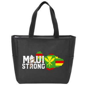 Pray For Maui Hawaii Strong Zip Tote Bag