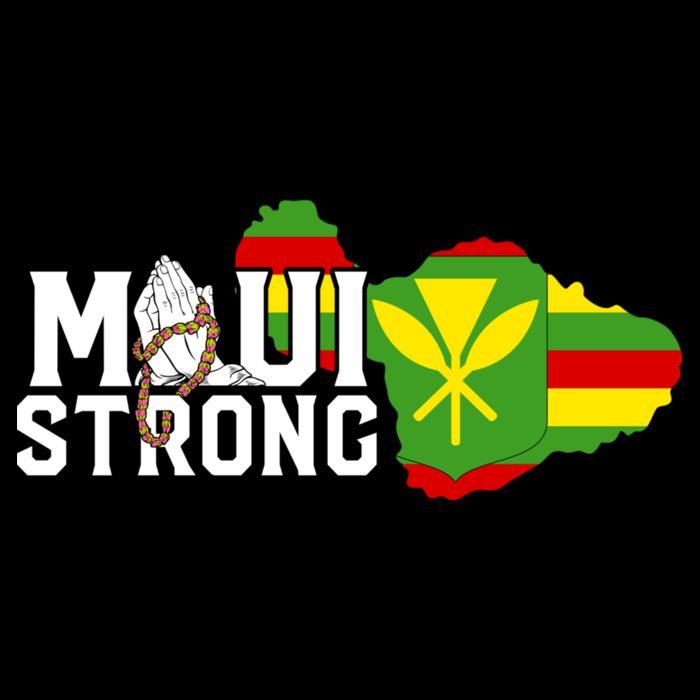 Pray For Maui Hawaii Strong Zip Tote Bag