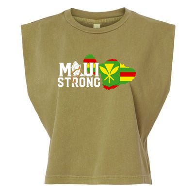 Pray For Maui Hawaii Strong Garment-Dyed Women's Muscle Tee