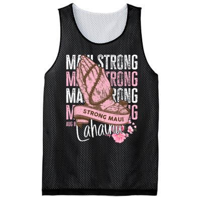 Pray For Maui Hawaii Strong Mesh Reversible Basketball Jersey Tank