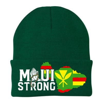 Pray For Maui Hawaii Strong Knit Cap Winter Beanie