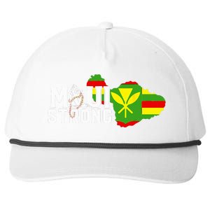 Pray For Maui Hawaii Strong Snapback Five-Panel Rope Hat